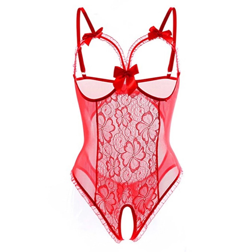 Women Sexy Open Bra Strap Ling - Babydoll Chemise Night review and price