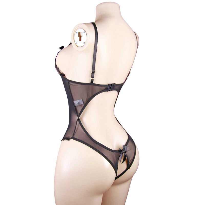 Women Sexy Open Bra Strap Ling - Babydoll Chemise Night review and price