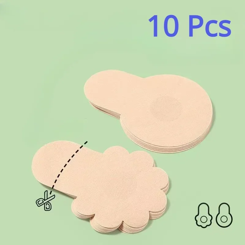 10pcs Women's Invisible Breast - Silicone Bra Adhesive review and price