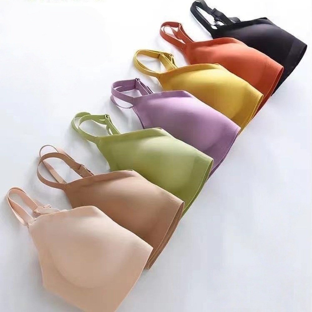 Push Up Wireless Bra Gathered  - Bralette Wireless Soft review and price