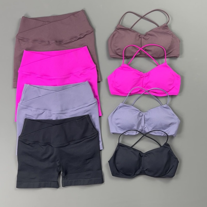 2 Pieces Sports Set Women Thin - Sports Bra High Impact review and price